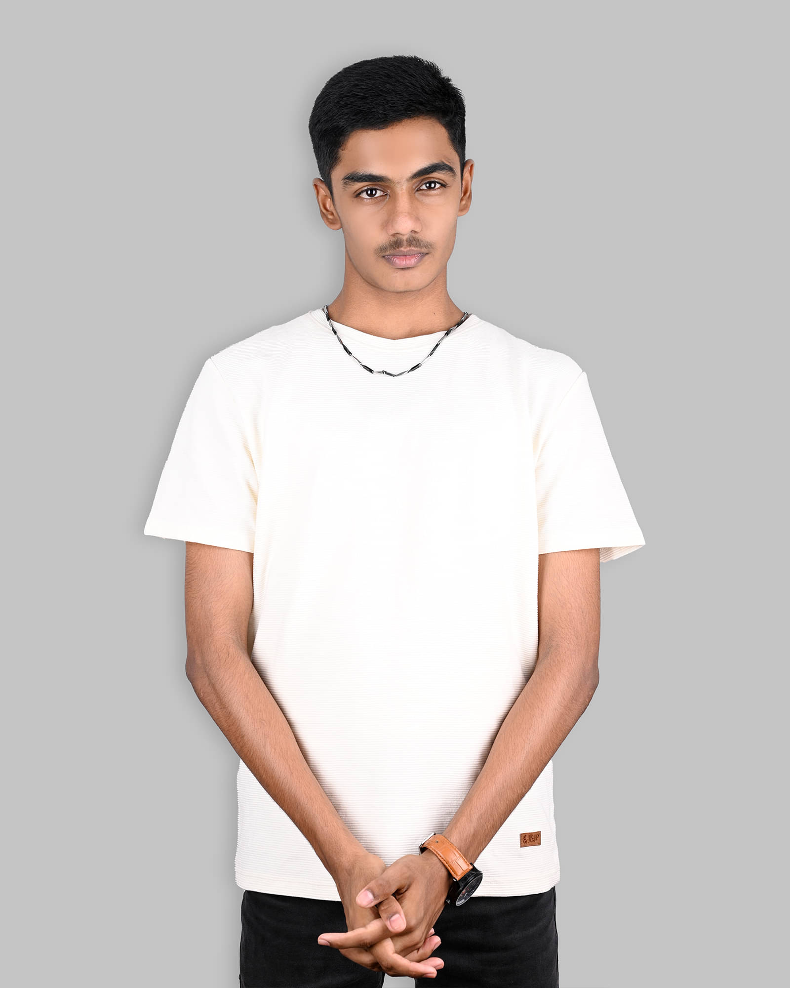 J&JP Pack of 1 Cotton Blend Regular Fit Men's T-Shirt ( White ) J&JP Pack of 1 Cotton Blend Regular Fit Men's T-Shirt ( White )