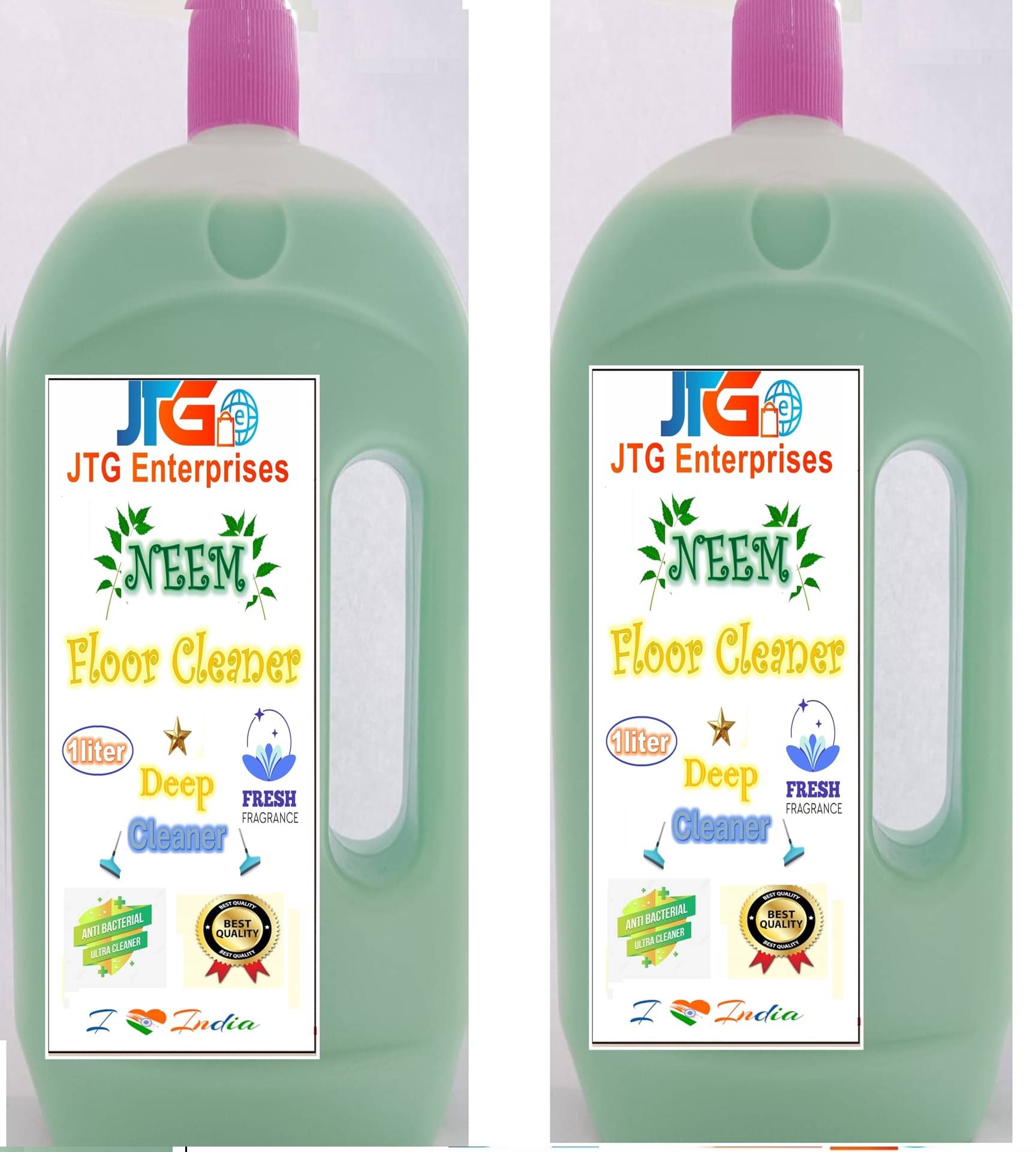     			JTG enterprises Neem Deep Cleaner Floor Cleaner Neem Fragrance 1 L Pack Of 2