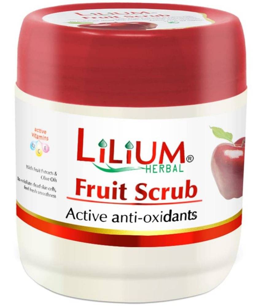 Lilium Fruit Face Scrub Active Anti-Oxidants & Olive Oils To Exfoliate Dead Skin Cells 500 GM Lilium Fruit Face Scrub Active Anti-Oxidants & Olive Oils To Exfoliate Dead Skin Cells 500 GM