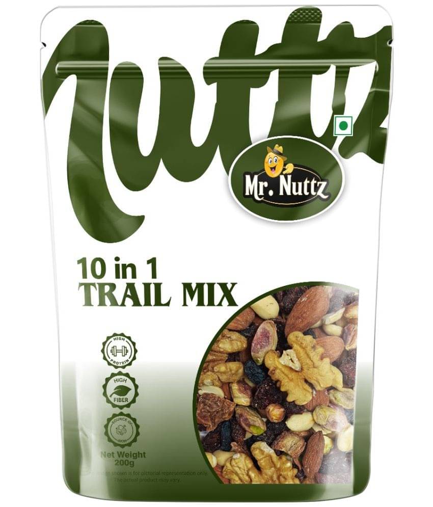 Mr.Nuttz 10 in 1 Trail Mix 200g, Low in Glycemic Index, Low in Added Sugar, Ready to Eat Mr.Nuttz 10 in 1 Trail Mix 200g, Low in Glycemic Index, Low in Added Sugar, Ready to Eat
