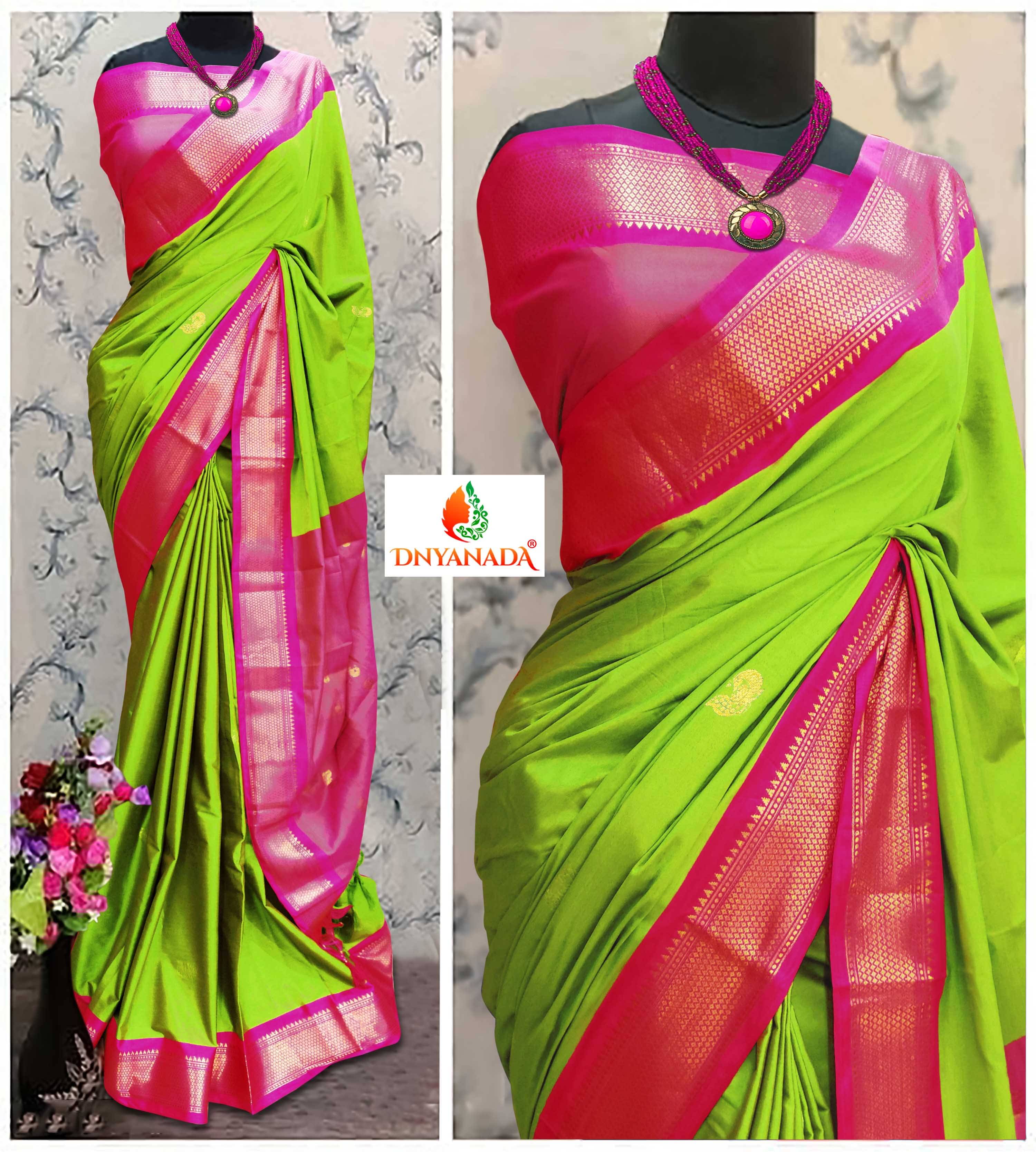 Mysstre Cotton Silk Woven Saree With Unstitched Blouse Piece ( Light Green )     			Mysstre Cotton Silk Woven Saree With Unstitched Blouse Piece ( Light Green )