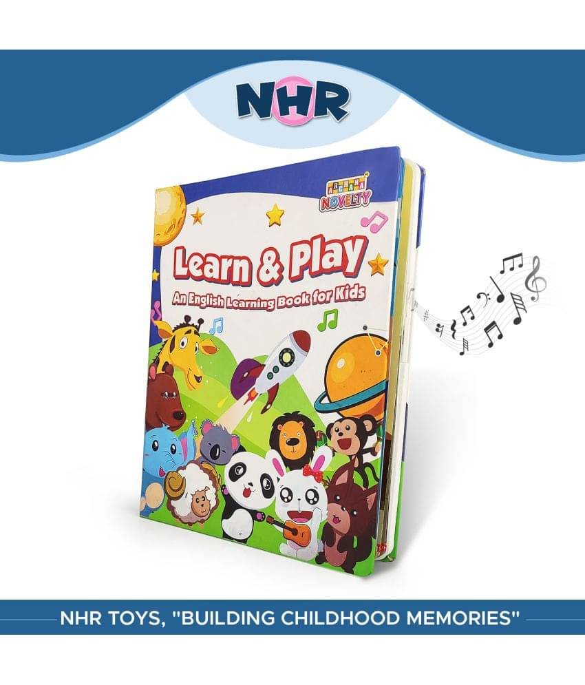 NHR Learn & Play Interactive Musical English Educational Learning Book for 2 Year+ Kids     			NHR Learn & Play Interactive Musical English Educational Learning Book for 2 Year+ Kids