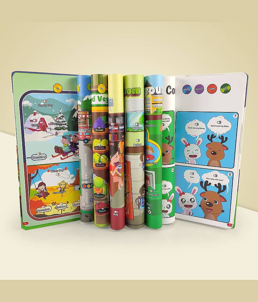 NHR Learn & Play Interactive Musical English Educational Learning Book for 2 Year+ Kids