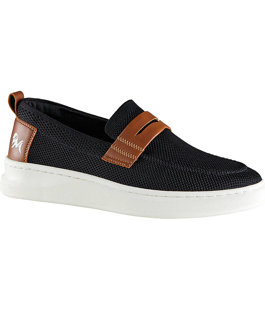 Neemans Black Men's Slip on - Formal Shoes | Buy online on ZillyBuy