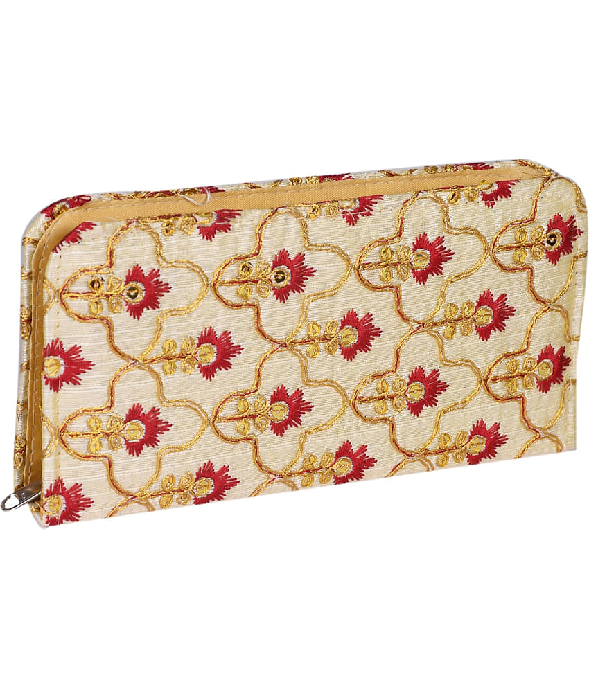 SUNESH CREATION Beige Fabric Handheld - Handbags | Buy online on ZillyBuy