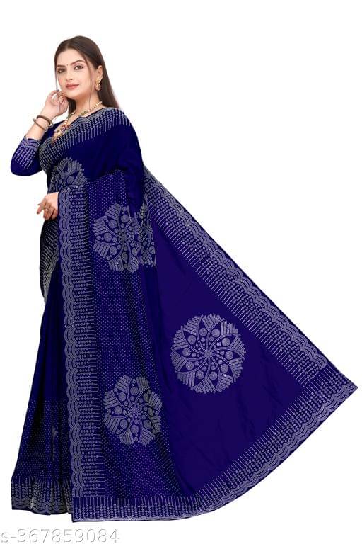Shivadit ethnic Georgette Embellished Saree With Unstitched Blouse Piece ( Blue ) Shivadit ethnic Georgette Embellished Saree With Unstitched Blouse Piece ( Blue )