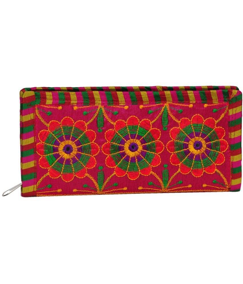     			Sunvika House Pink Fabric Handheld
