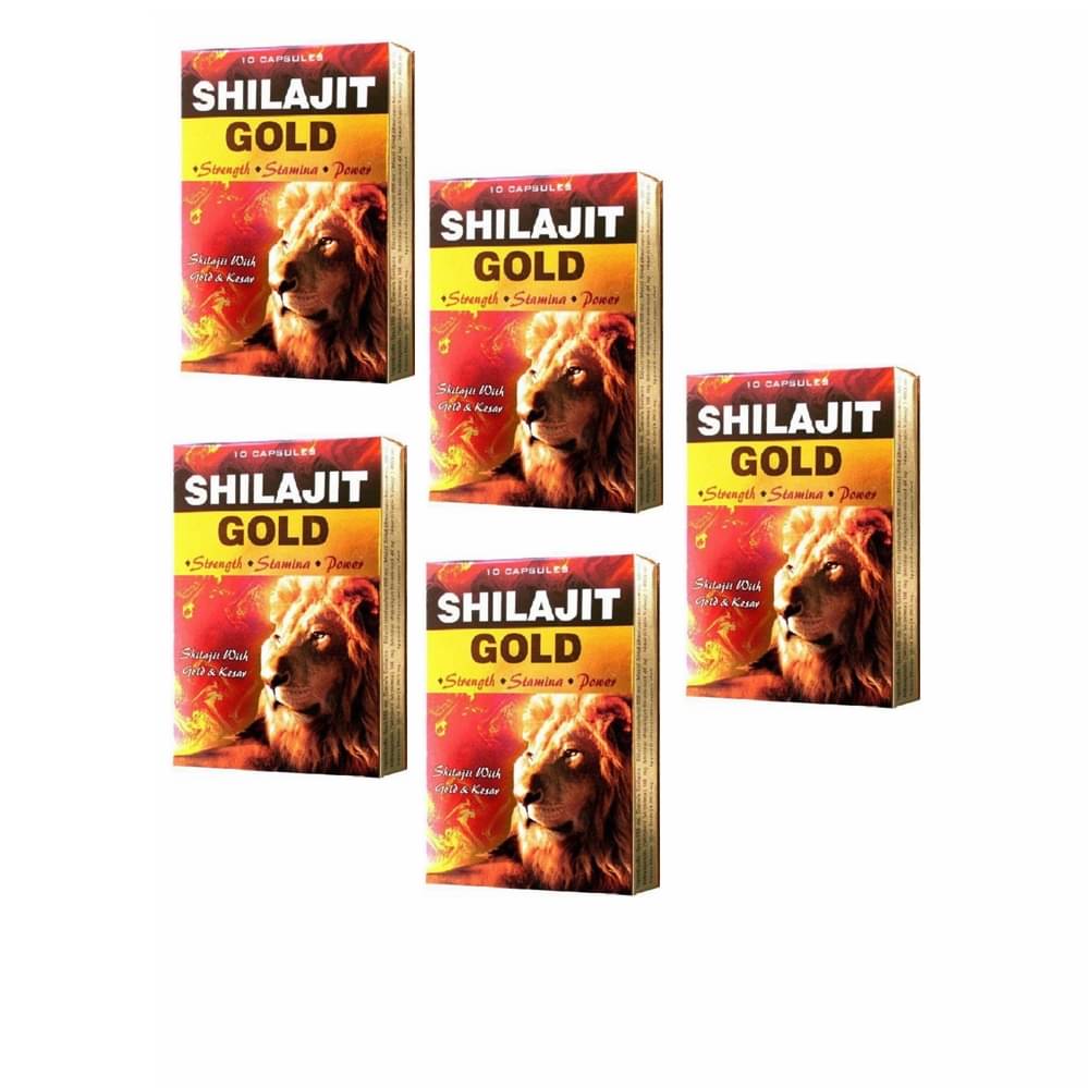     			Syan Deals GG Shilajit Capsule 10 no.s Pack of 5 (Ayurvedic Capsule)