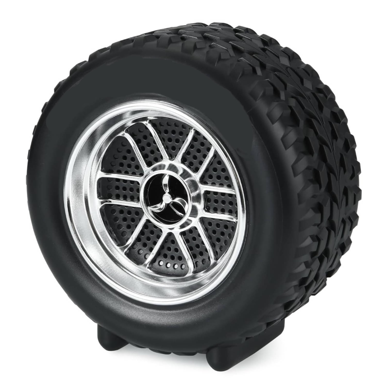     			VEhop TYRE 10 W Bluetooth Speaker Bluetooth V 5.1 with USB,SD card Slot,Call function Playback Time 10 hrs Black