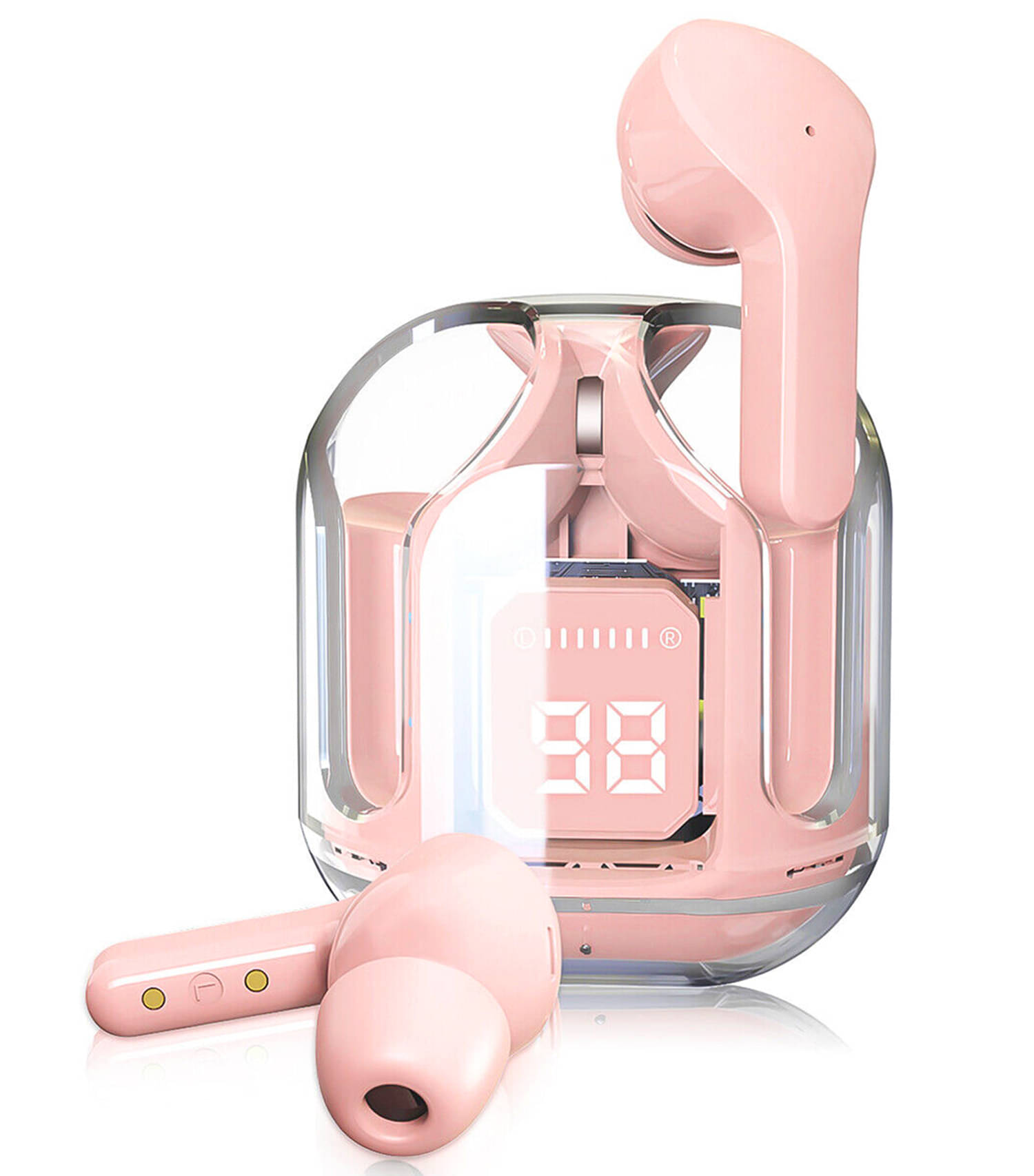 Vertical9 Earbud 8hrs playtime Type C True Wireless (TWS) In Ear 8 Hours Playback Active Noise cancellation IPX4(Splash & Sweat Proof) Pink Vertical9 Earbud 8hrs playtime Type C True Wireless (TWS) In Ear 8 Hours Playback Active Noise cancellation IPX4(Splash & Sweat Proof) Pink
