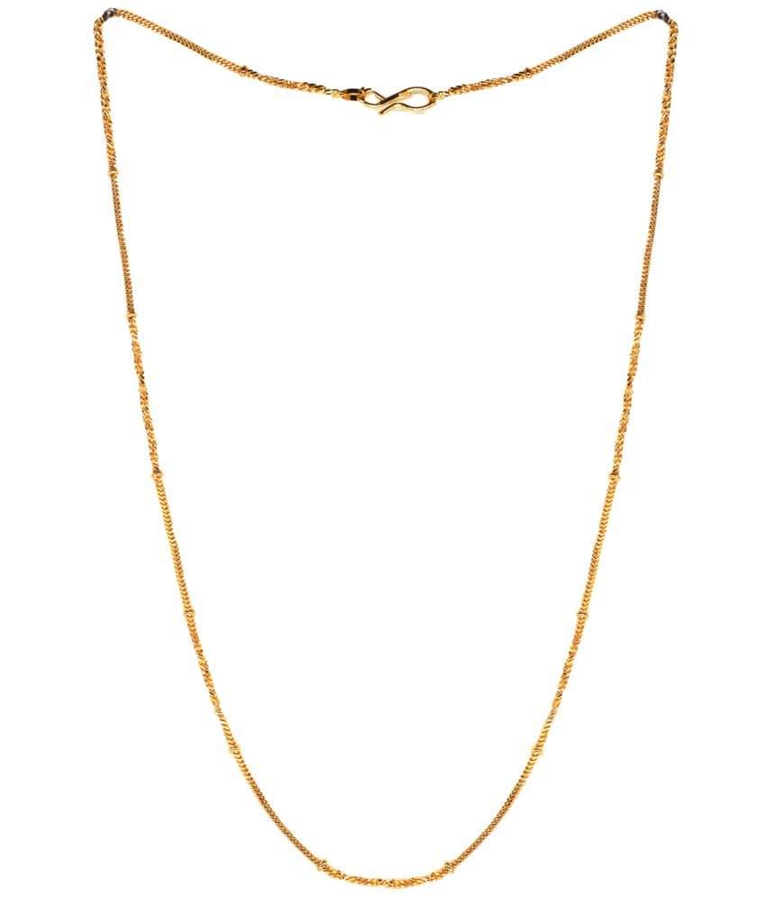     			shankhraj mall Gold Plated Chain ( Set of 1 )