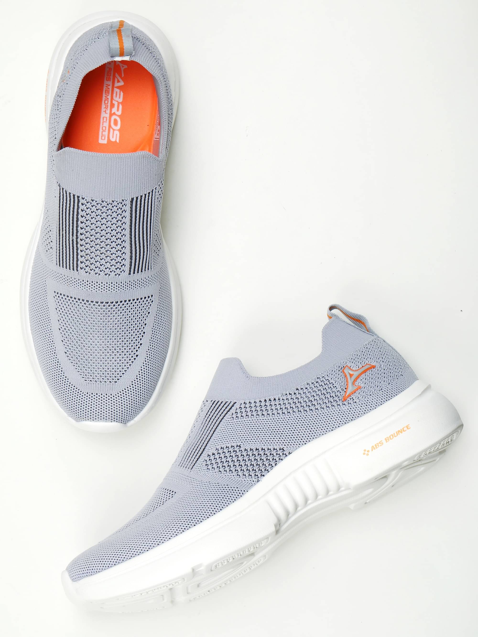     			Abros ASSG0138A Light Grey Men's Sports Running Shoes