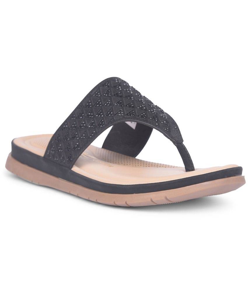     			Bata Comfit Black Women's Flats