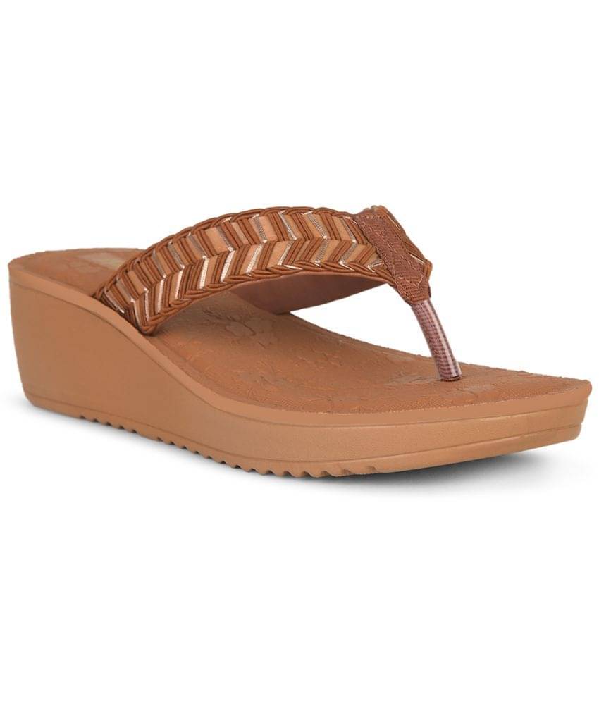     			Bata Tan Women's Slip On Heels