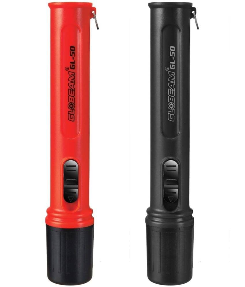     			Globeam - 1W AA Battery Flashlight Torch ( Pack of 2 )