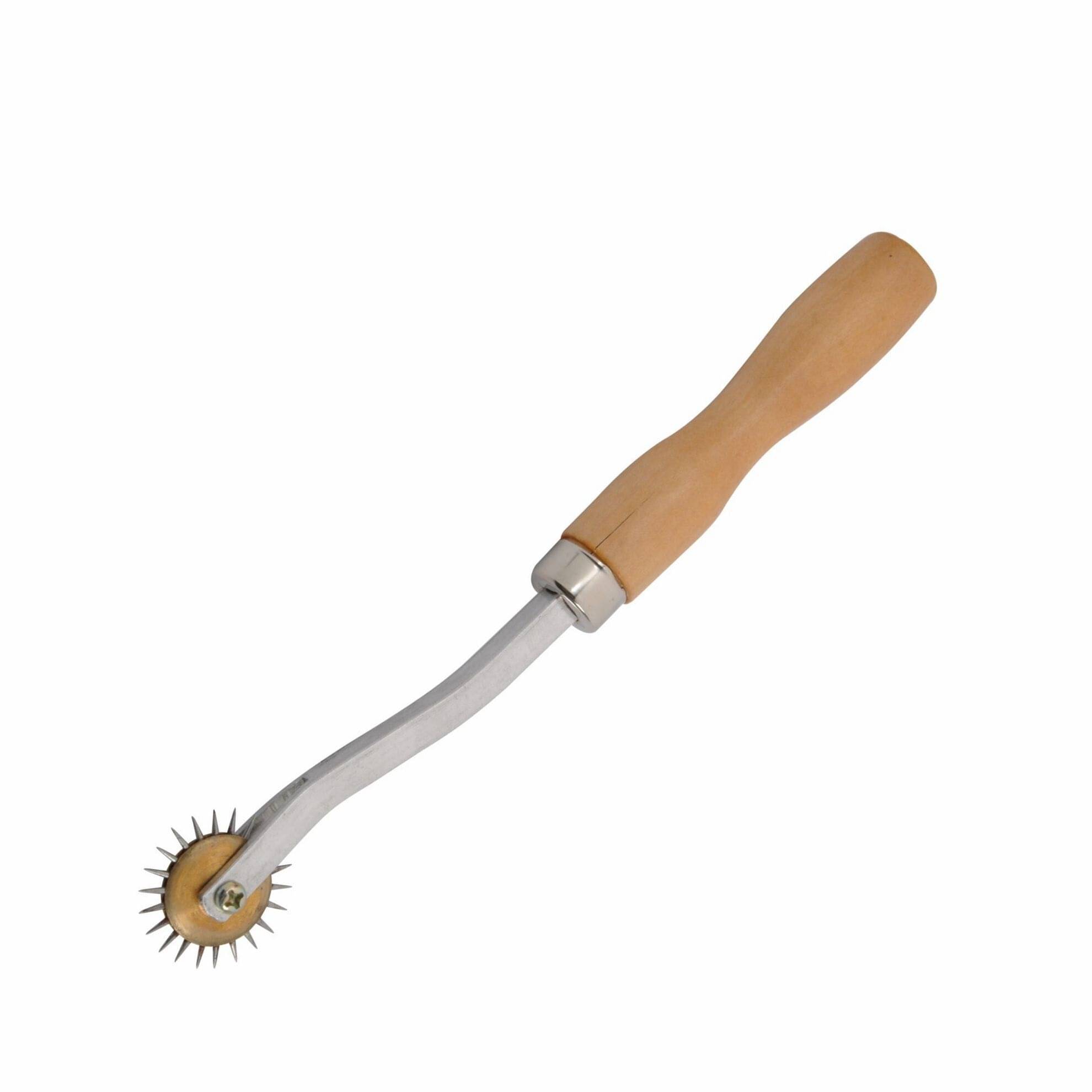    			Jyoti 36452 Tracing Wheel Sewing Tool, Wooden Handle Needle Point Tracing Wheel, Ideal for Leather Craft, Tailoring, Stitching, Alteration, Home, Office, Wooden (Extra Large) - Pack of 1 Piece