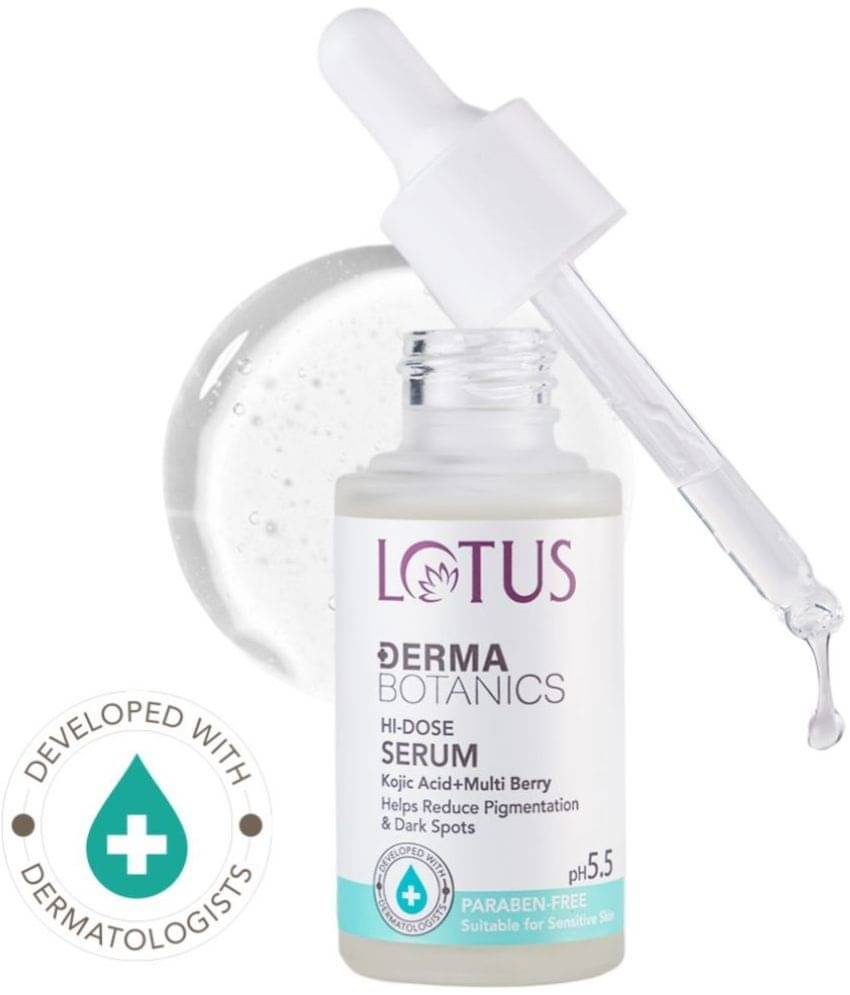 Lotus DermaBotanics Kojic Acid + Multi Berry Hi-Dose Serum, pH5.5 For Sensitive Skin - 28ml Lotus DermaBotanics Kojic Acid + Multi Berry Hi-Dose Serum, pH5.5 For Sensitive Skin - 28ml