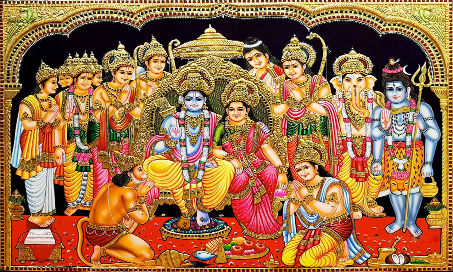 Manas Ram Darbar Religious Wallpaper ( 60 X 90 ) cm (Pack of 1) Manas Ram Darbar Religious Wallpaper ( 60 X 90 ) cm (Pack of 1)