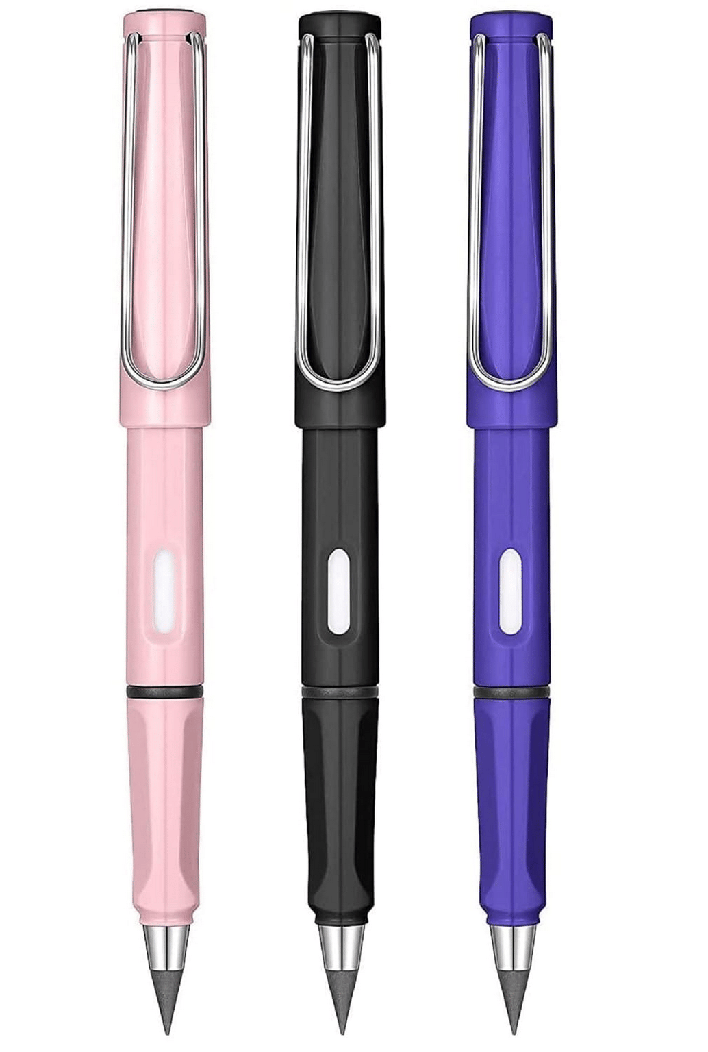     			Never Ending Inkless Portable Erasable & Reusable Pencil Set of 3,Multicolor