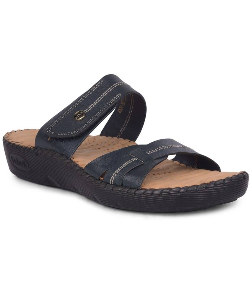     			Scholl Navy Women's Flats