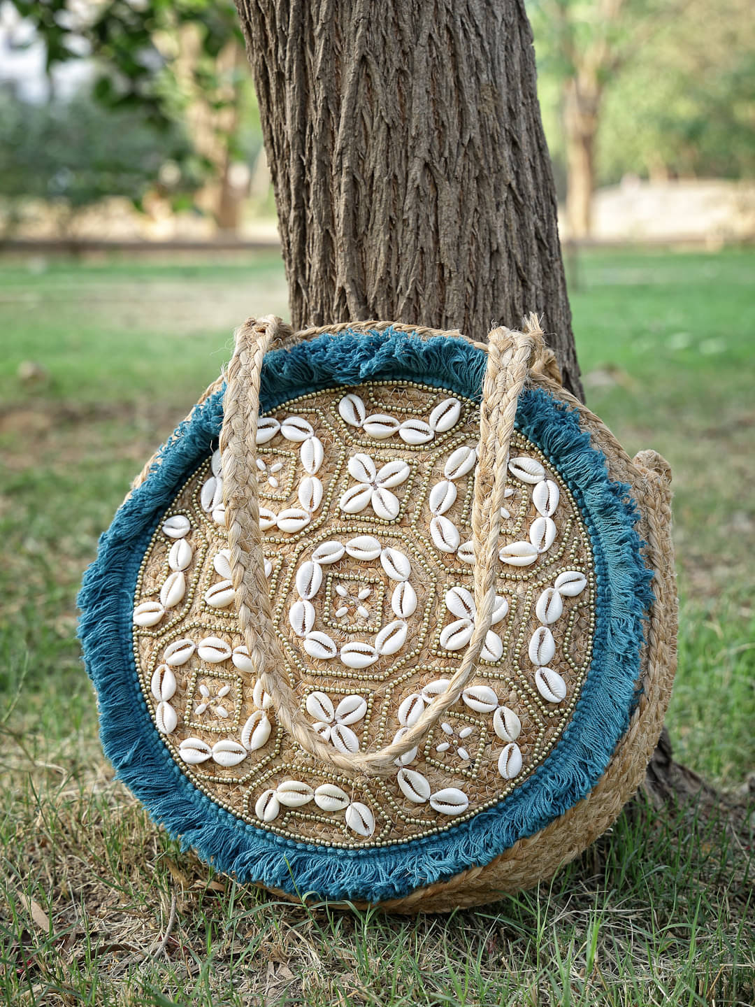    			Anekaant Tote Bag Jute Set of 1 ( Beige )