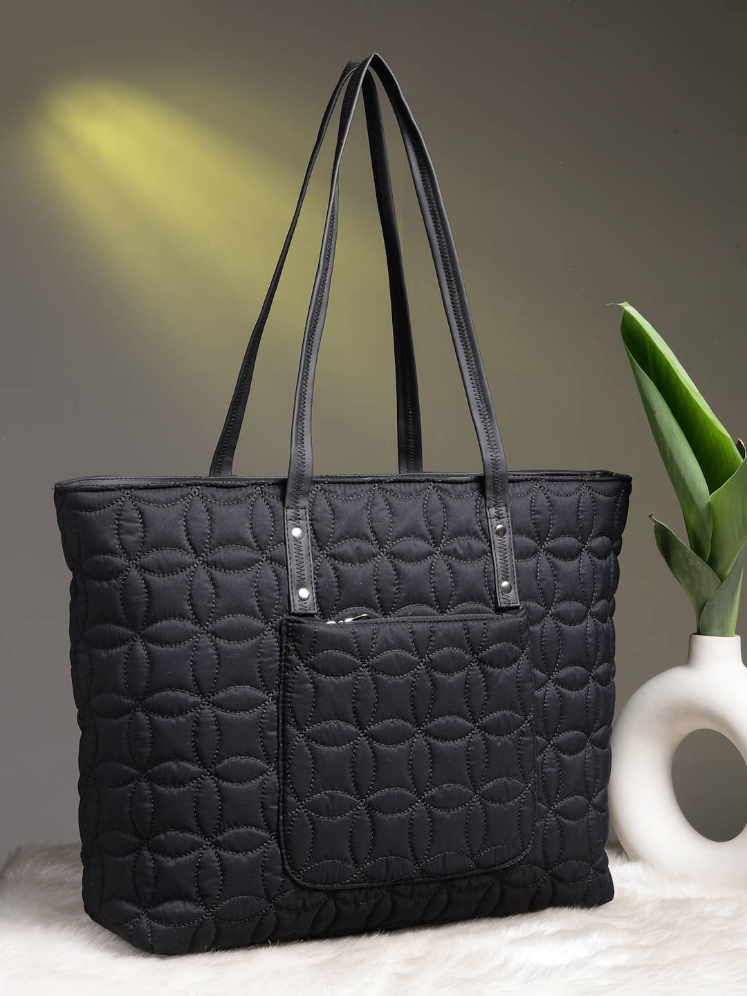     			Anekaant Tote Bag Polyster Set of 1 ( Black )