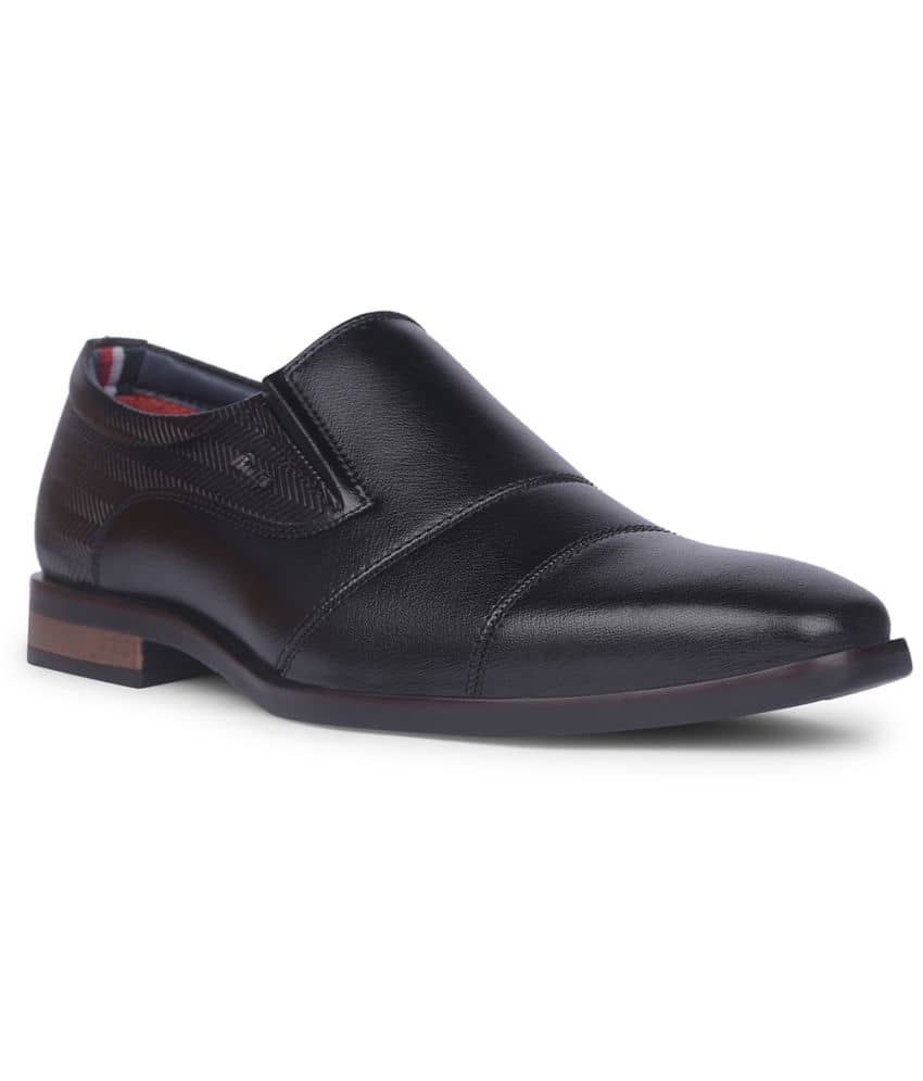 Bata Black Men's Slip On Formal Shoes - Formal Shoes | Buy online on ZillyBuy