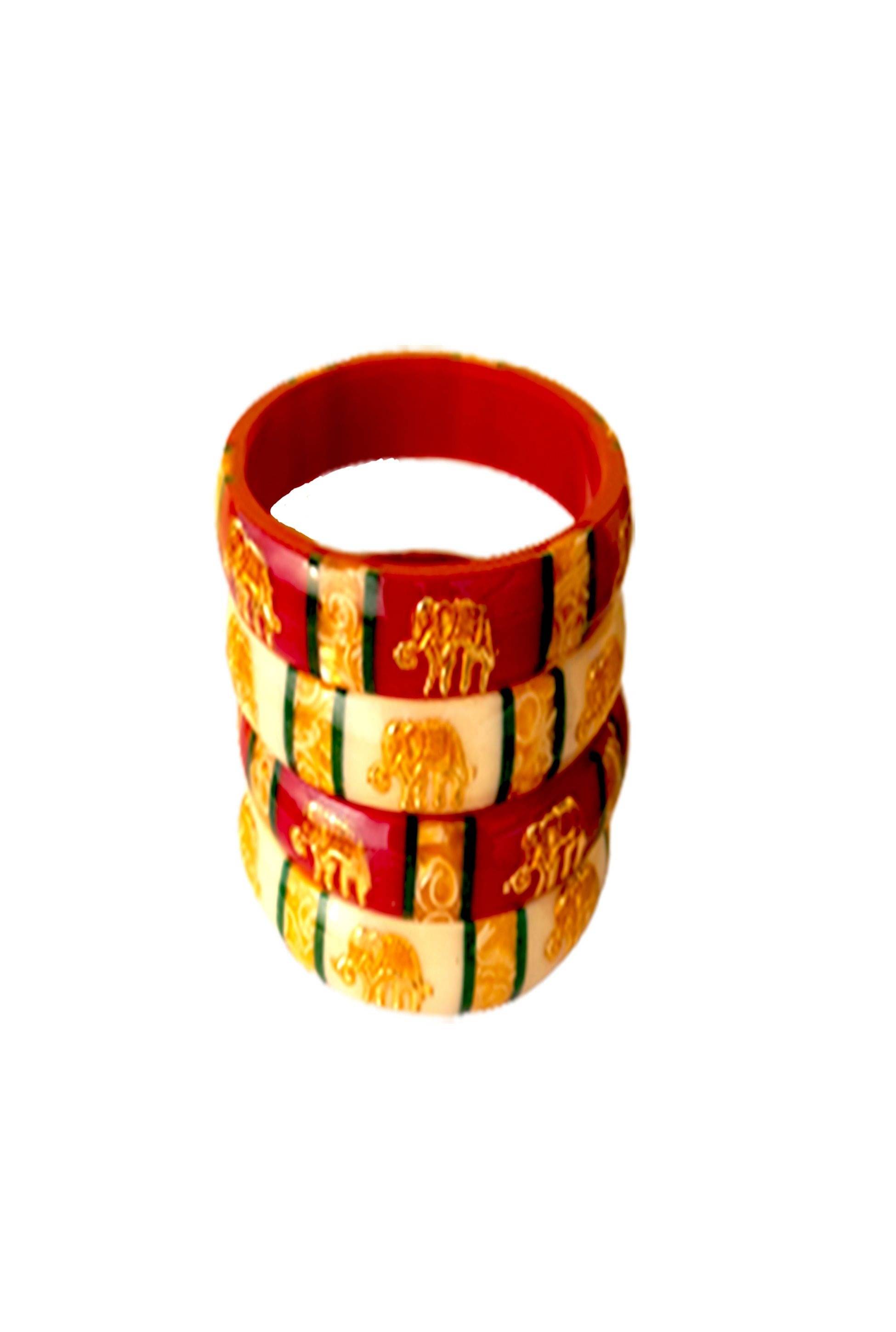 Bovzen Multicolor Bangle ( Pack of 4 ) Bovzen Multicolor Bangle ( Pack of 4 )