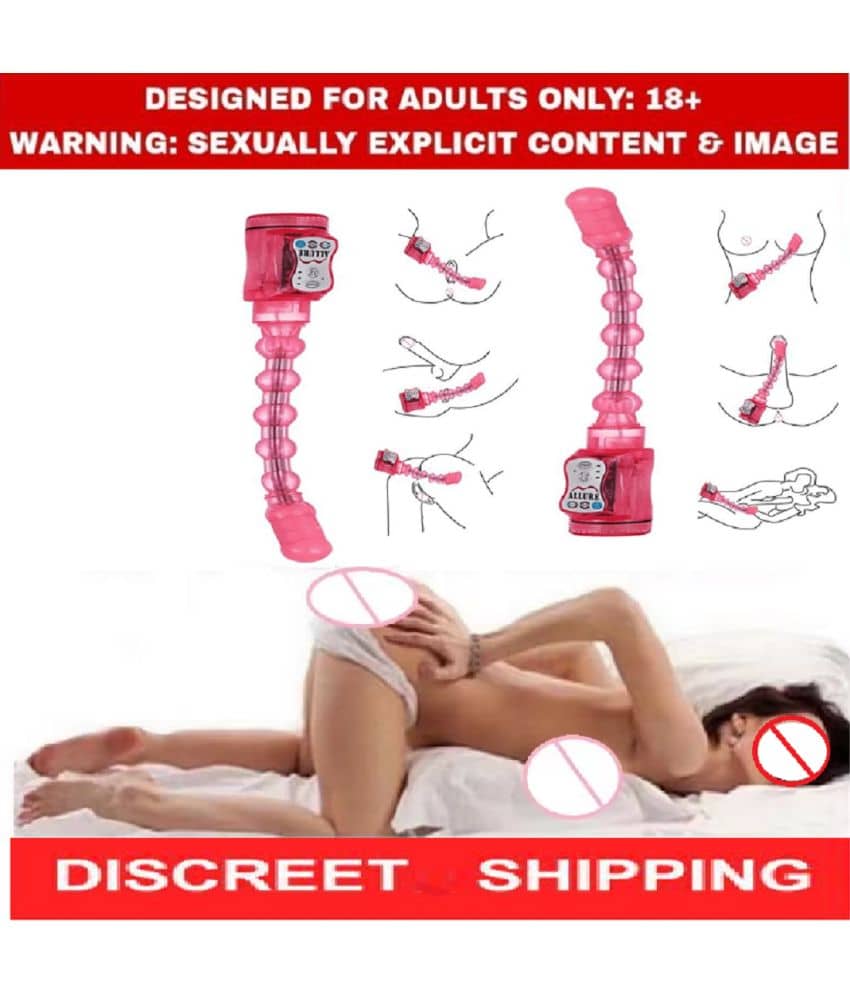 COB ANAL SEX TOY WATERPROOF 6 HIGH SPEED BEADS VIBRATOR