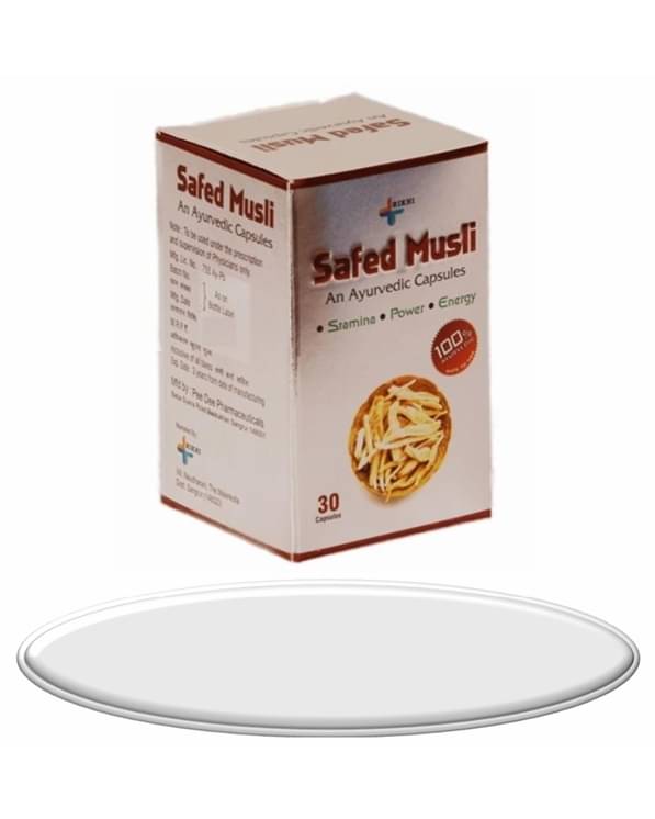 G & G Pharmacy RIKHI SAFED MUSLI CAPSULE 30 no.s Unflavoured G & G Pharmacy RIKHI SAFED MUSLI CAPSULE 30 no.s Unflavoured