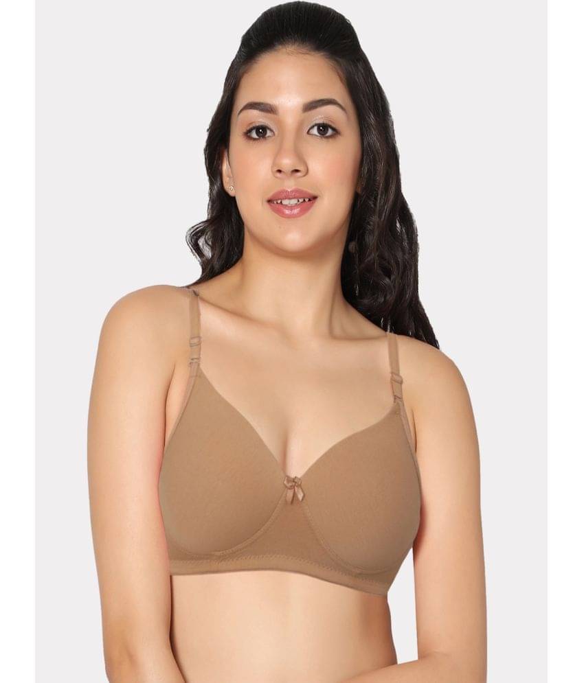     			IN CARE LINGERIE Lycra Heavily Padded Women's Everyday Bra ( Beige )