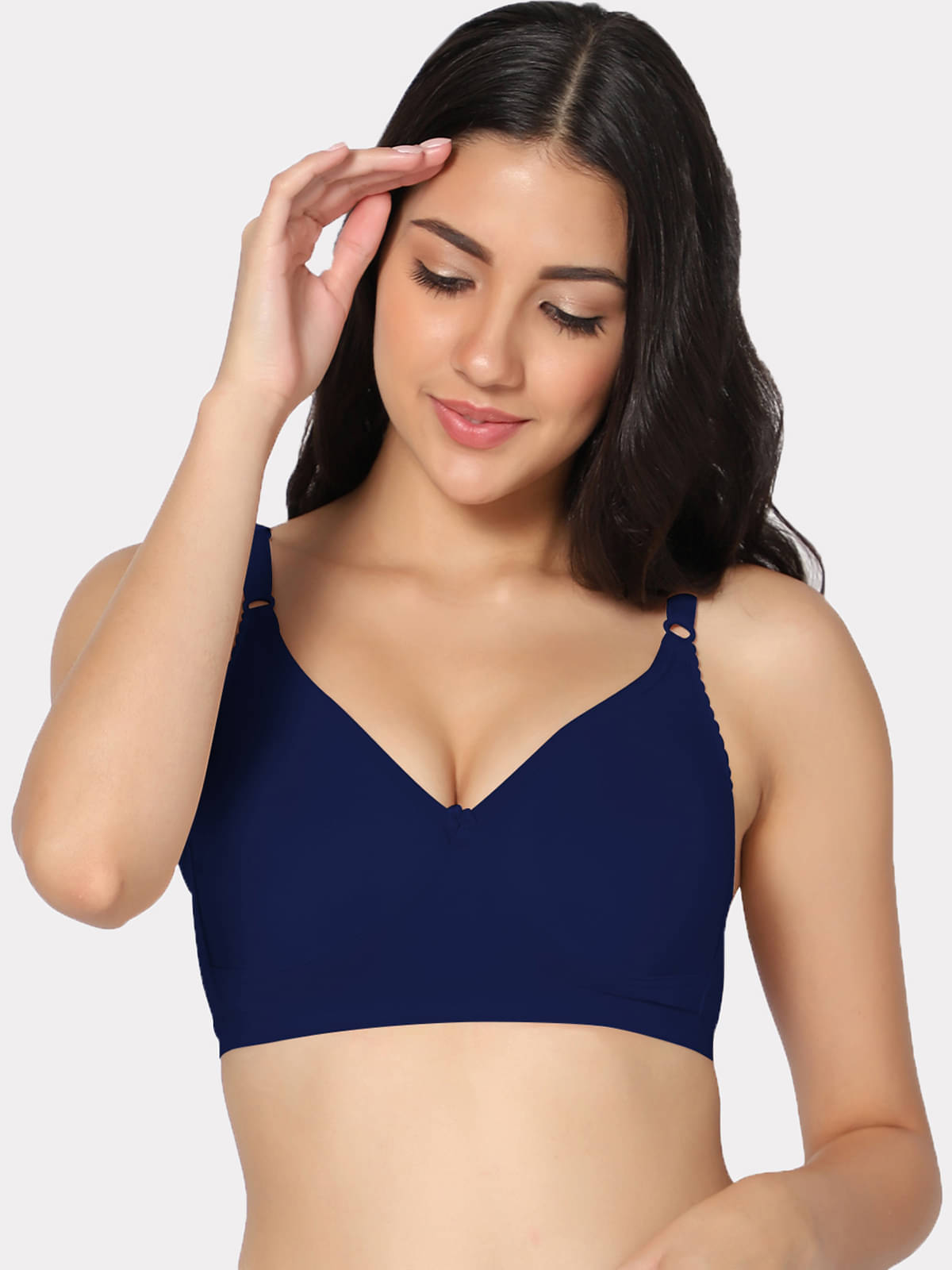 IN CARE LINGERIE Cotton Non Padded Women's Everyday Bra ( Navy Blue ) SUHANI_NBLUE_40D     			IN CARE LINGERIE Cotton Non Padded Women's Everyday Bra ( Navy Blue ) SUHANI_NBLUE_40D