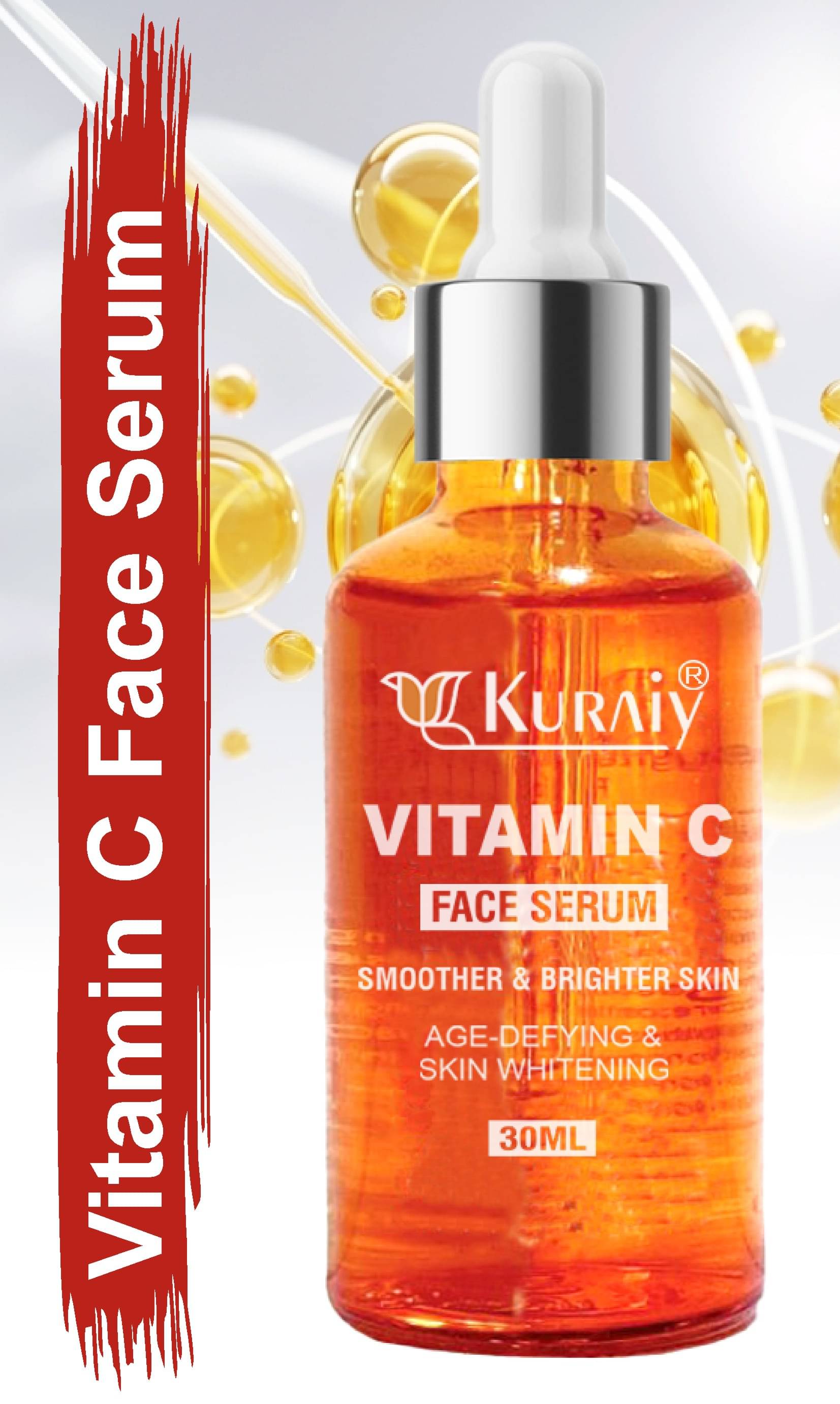 KURAIY Vitamin C Orange Face Serum For Radiant Glow For All Skin Type 30ml ( Pack of1 ) KURAIY Vitamin C Orange Face Serum For Radiant Glow For All Skin Type 30ml ( Pack of1 )