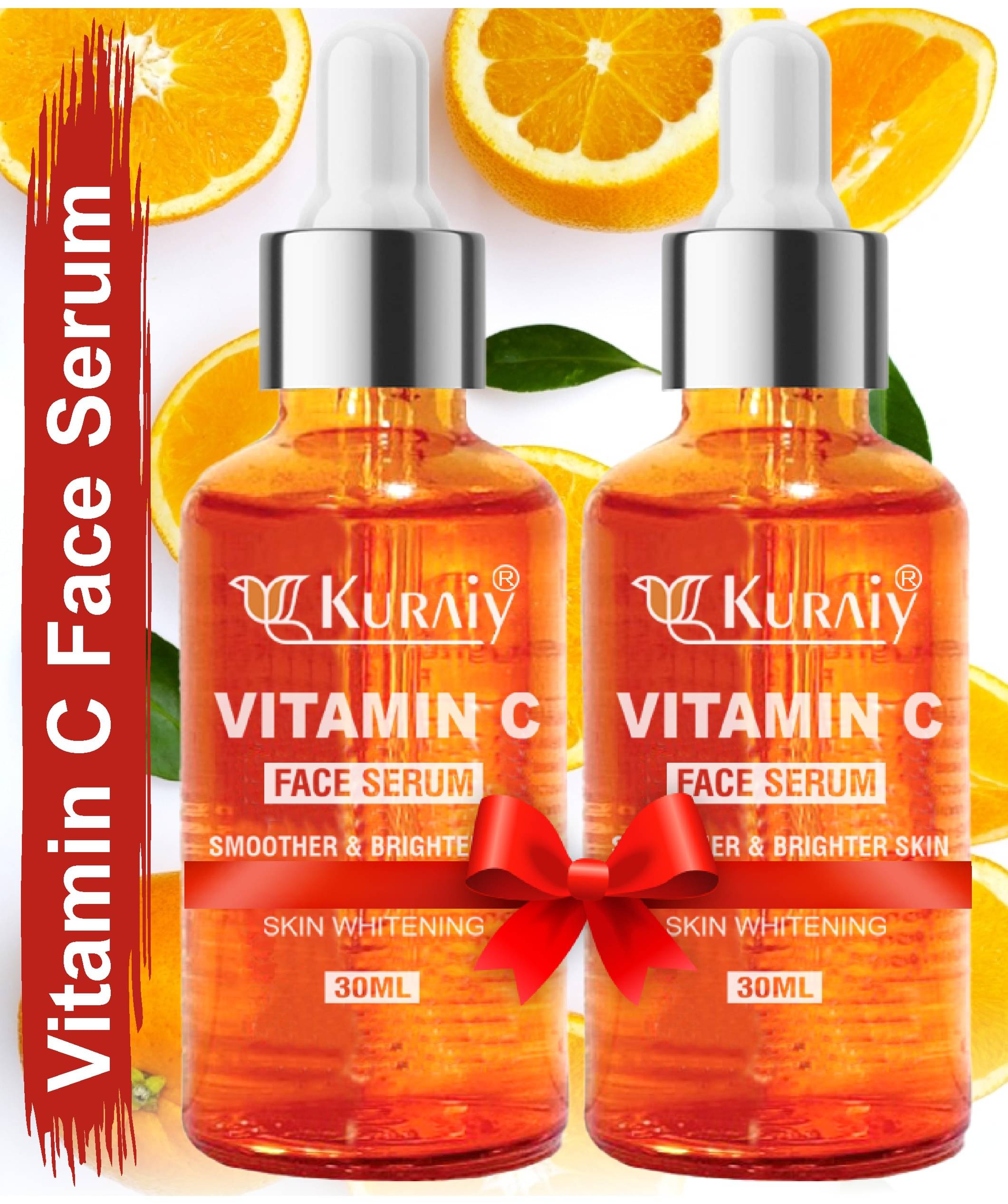 KURAIY Vitamin C Face Serum For Radiant Glow For All Skin Type 30ml ( Pack of 2 ) KURAIY Vitamin C Face Serum For Radiant Glow For All Skin Type 30ml ( Pack of 2 )