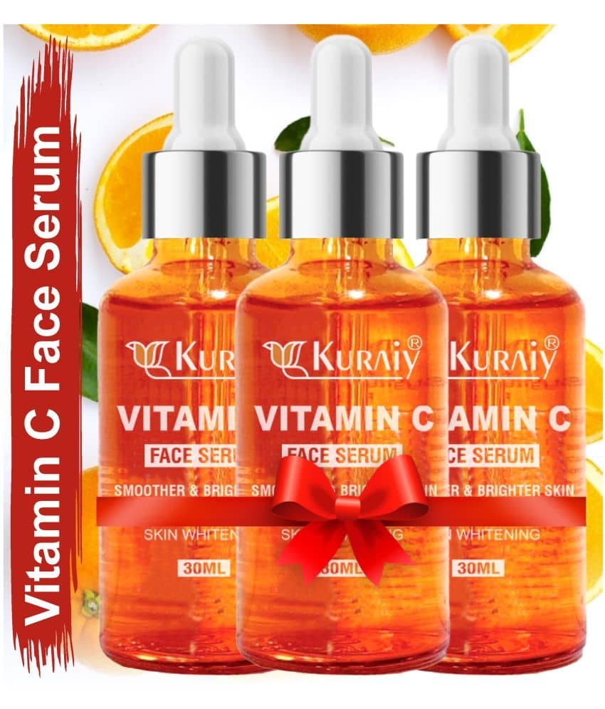 KURAIY Vitamin C Face Serum For Radiant Glow For All Skin Type 30ml ( Pack of 3 )
