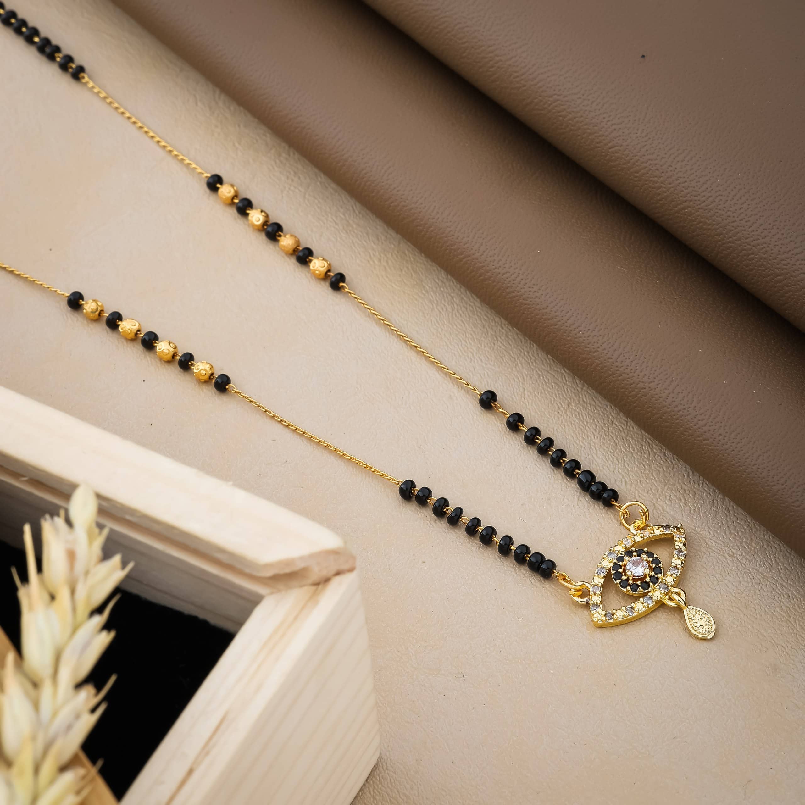 MGSV Golden Mangalsutra ( Pack of 1 )