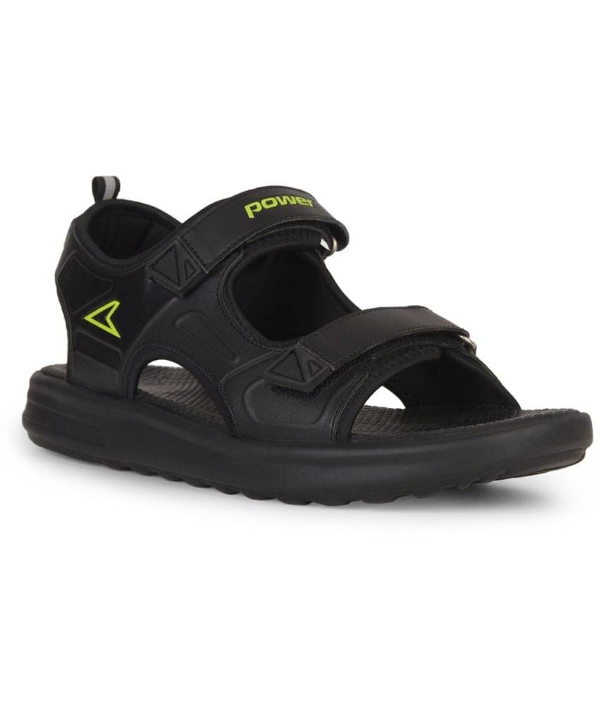 Power - Black Men's Floater Sandals Power - Black Men's Floater Sandals