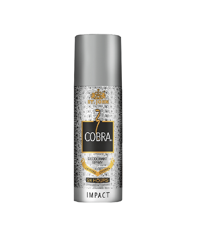 Antiperspirant Deodorant Cobra Perfume Body Spray John Black