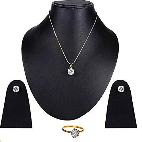 Sunhari Jewels Golden Pendant set ( Pack of 1 )