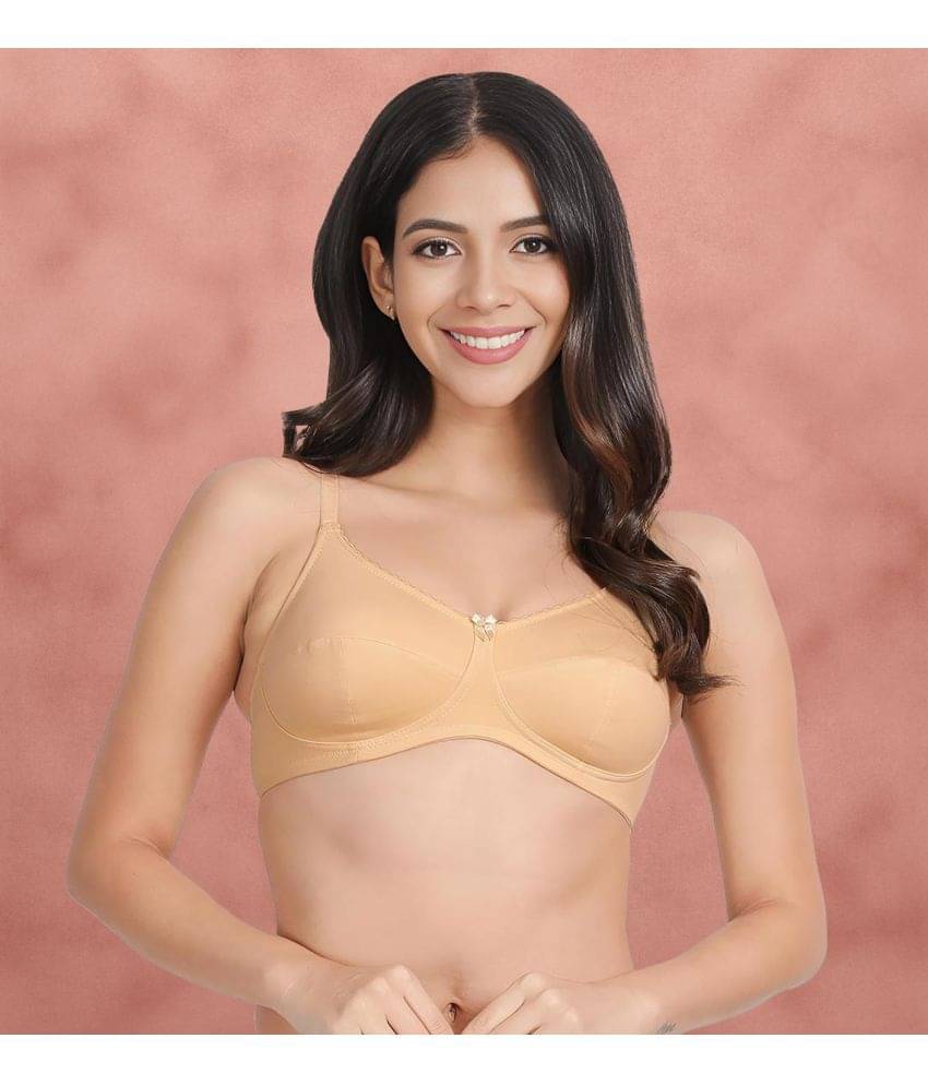 Susie Cotton Non Padded Women's Everyday Bra ( Beige ) DI1006-AlmondBuff Susie Cotton Non Padded Women's Everyday Bra ( Beige ) DI1006-AlmondBuff