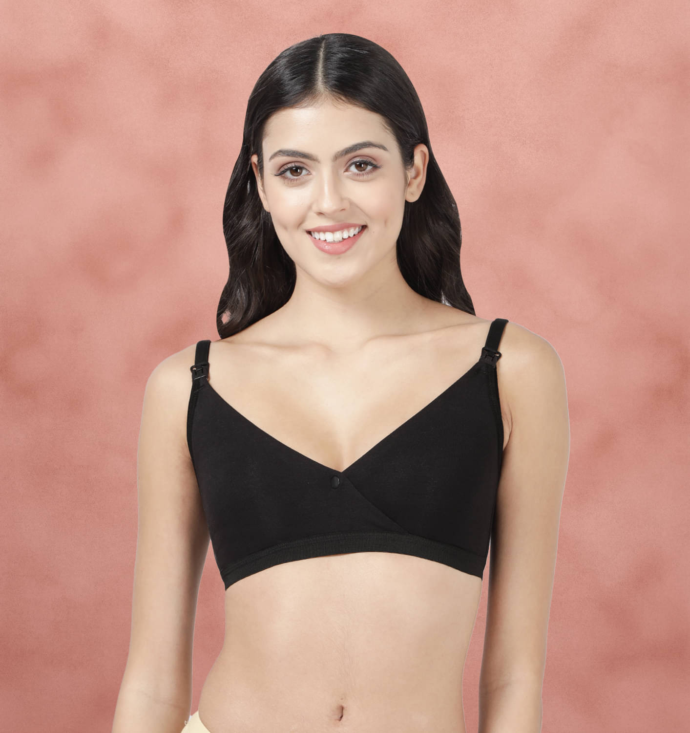 Susie Cotton Non Padded Women's Corset Bra ( Black ) LNB001-BlackBeauty     			Susie Cotton Non Padded Women's Corset Bra ( Black ) LNB001-BlackBeauty