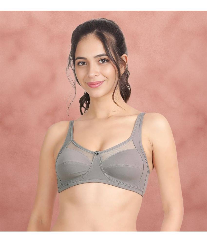     			Susie Mesh Non Padded Women's Everyday Bra ( Light Grey ) DIP1003-StormFront