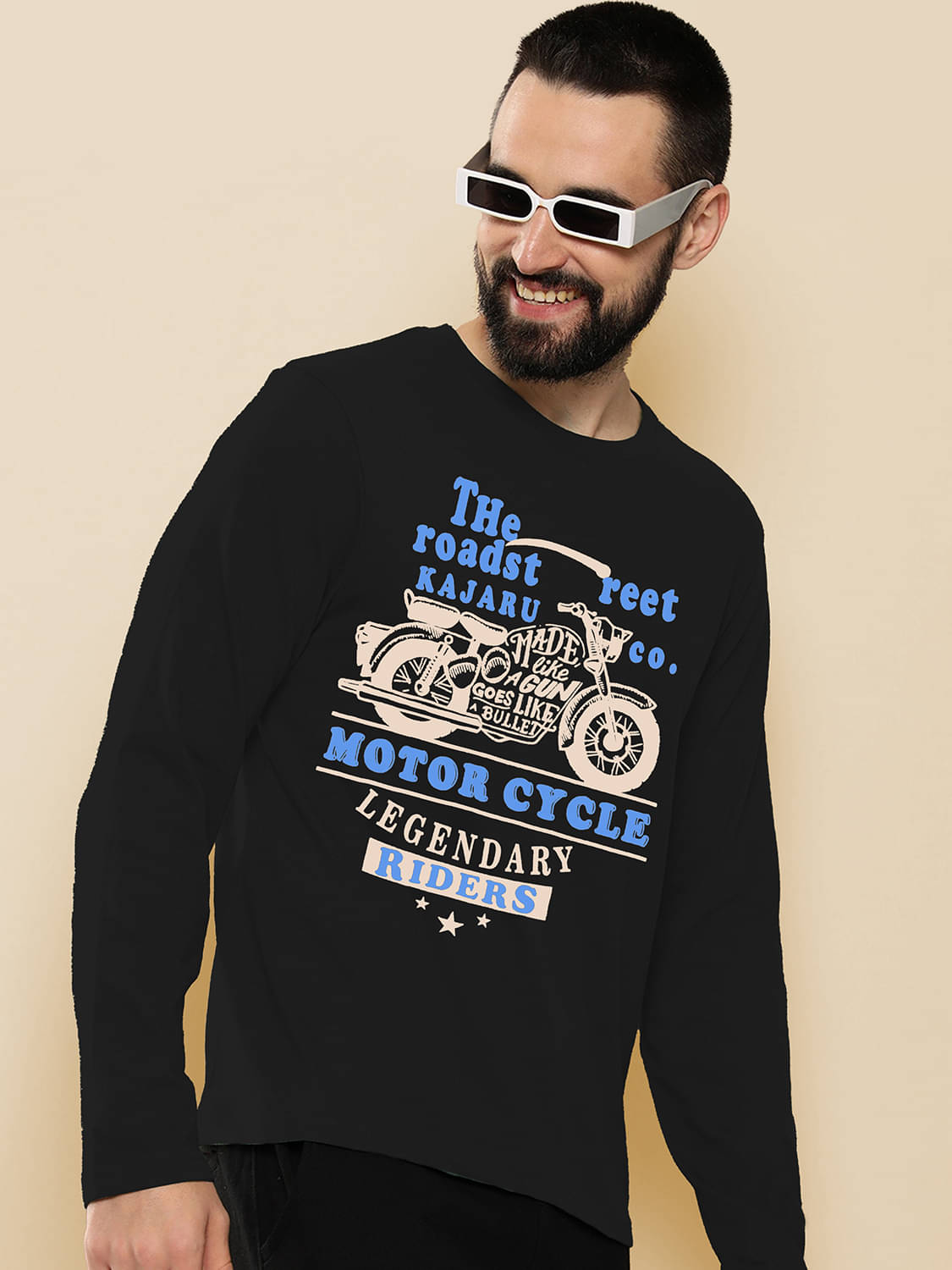 happy khajana Polyester Regular Fit Solid Full Sleeves Men's T-Shirt - Black ( Pack of 1 ) happy khajana Polyester Regular Fit Solid Full Sleeves Men's T-Shirt - Black ( Pack of 1 )