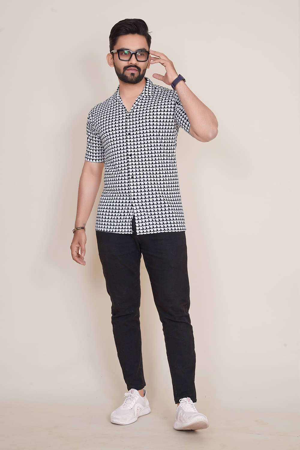     			happy khajana Pack of 1 Polyester Regular Fit Men's T-Shirt ( Black )