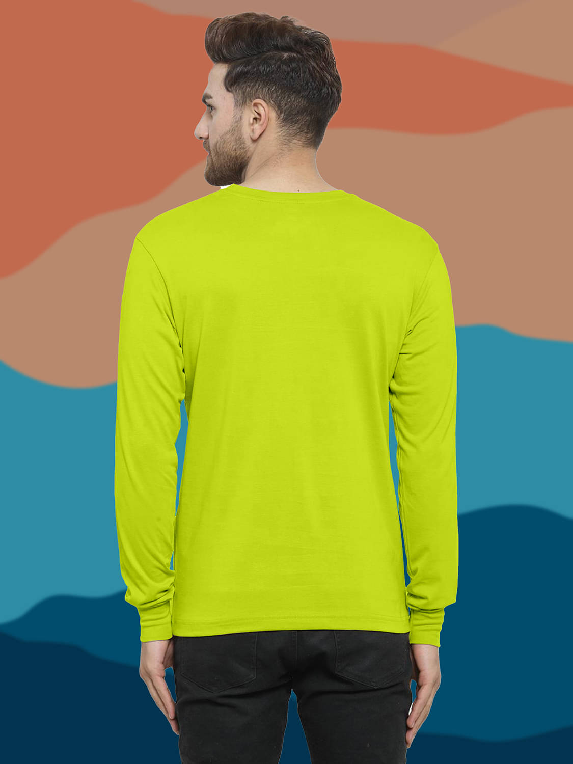happy khajana Polyester Regular Fit Solid Full Sleeves Men's T-Shirt - Green ( Pack of 1 ) happy khajana Polyester Regular Fit Solid Full Sleeves Men's T-Shirt - Green ( Pack of 1 )