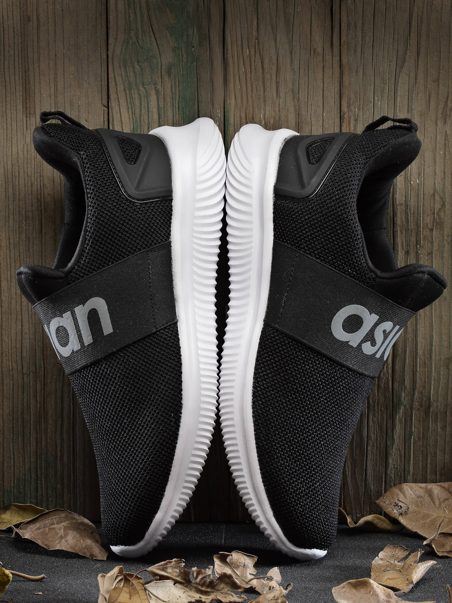     			ASIAN SUPERWALK-11 Black Men's Sports Running Shoes