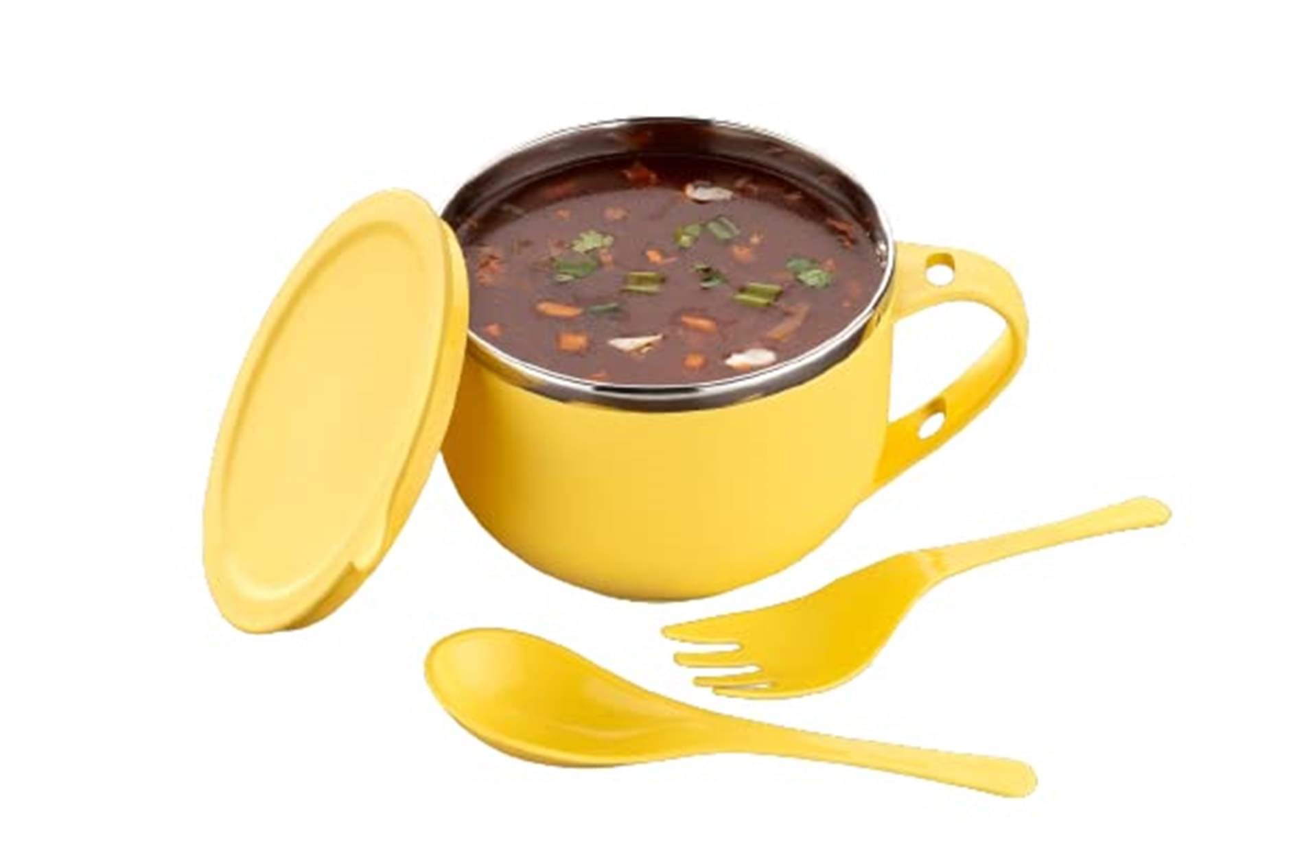     			ATIPRIYA Stainless Steel Soup Bowl 500 mL ( Set of 1 )