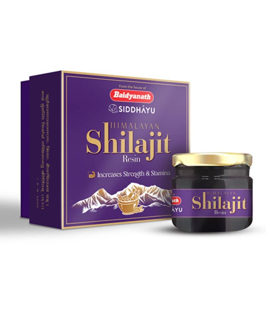 Baidyanath Himalayan Shilajit Resin 20gm - 100% Ayurvedic | Performance Booster For Endurance and Stamina