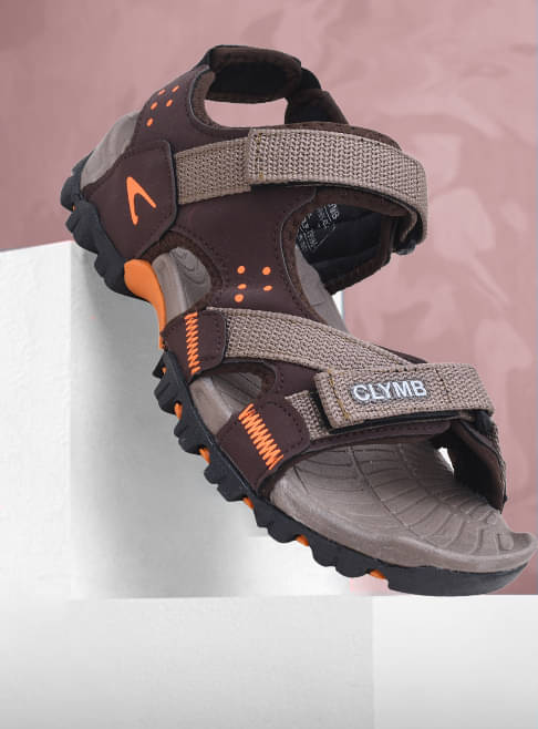     			Clymb - Brown Men's Sandals