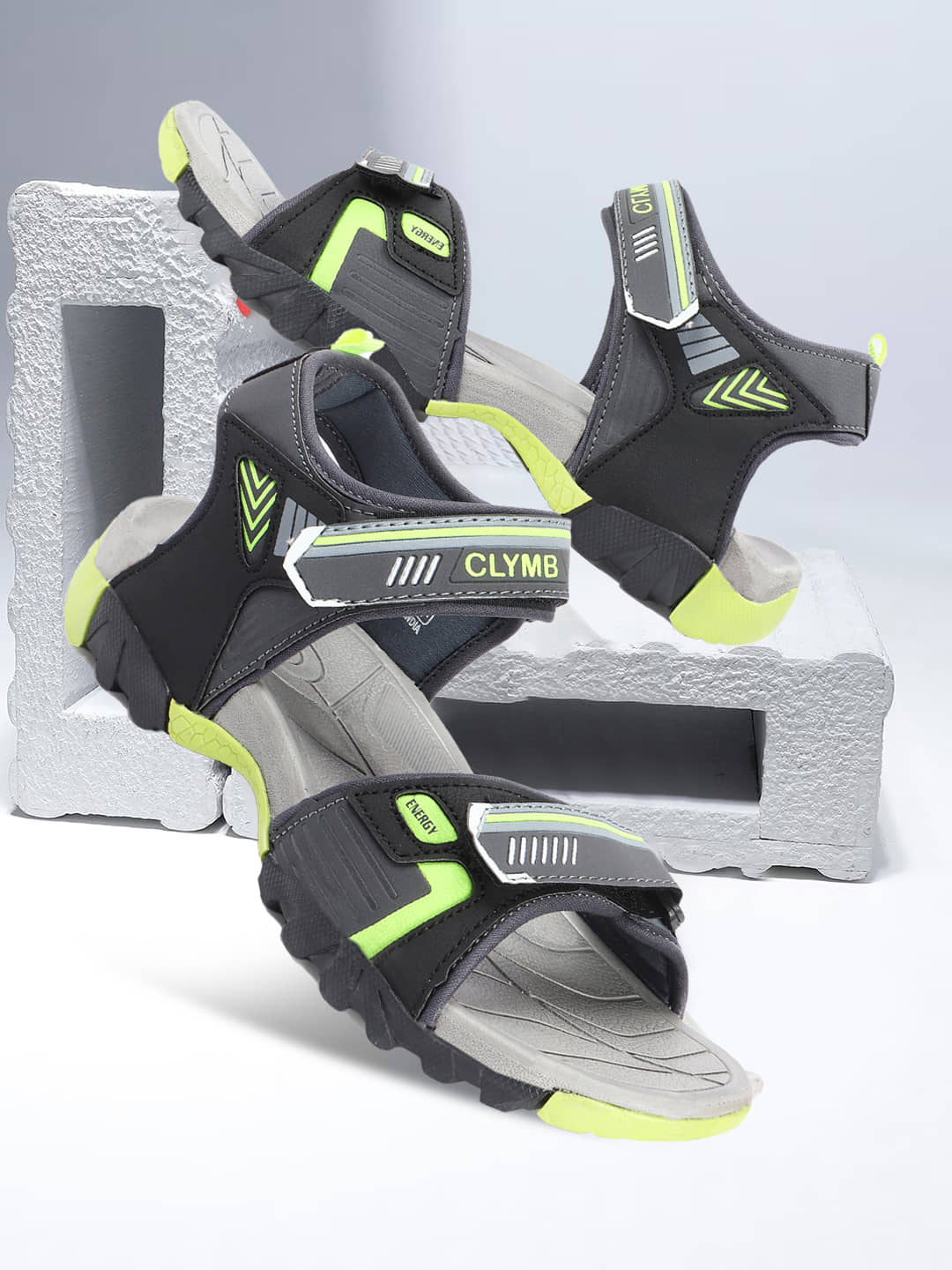 Clymb - Green Men's Sandals